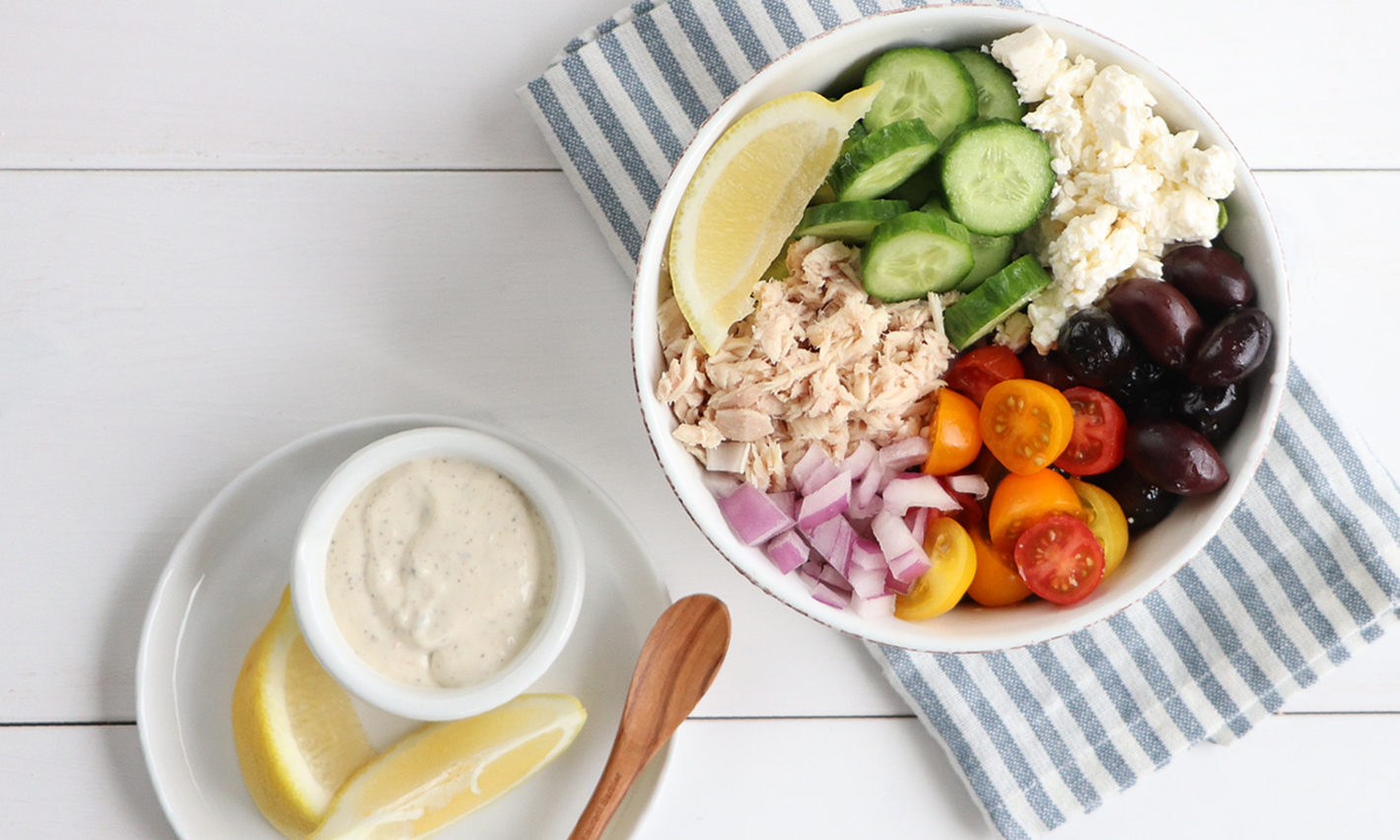 Chunky Tuna and Cucumber Salad