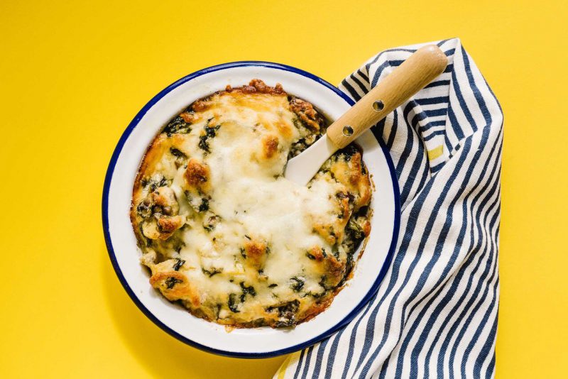 A ramekin of smoked oyster dip