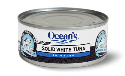 One can of Ocean's Solid White Albacore Tuna