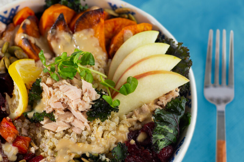 High Protein Tuna Salad Bowl