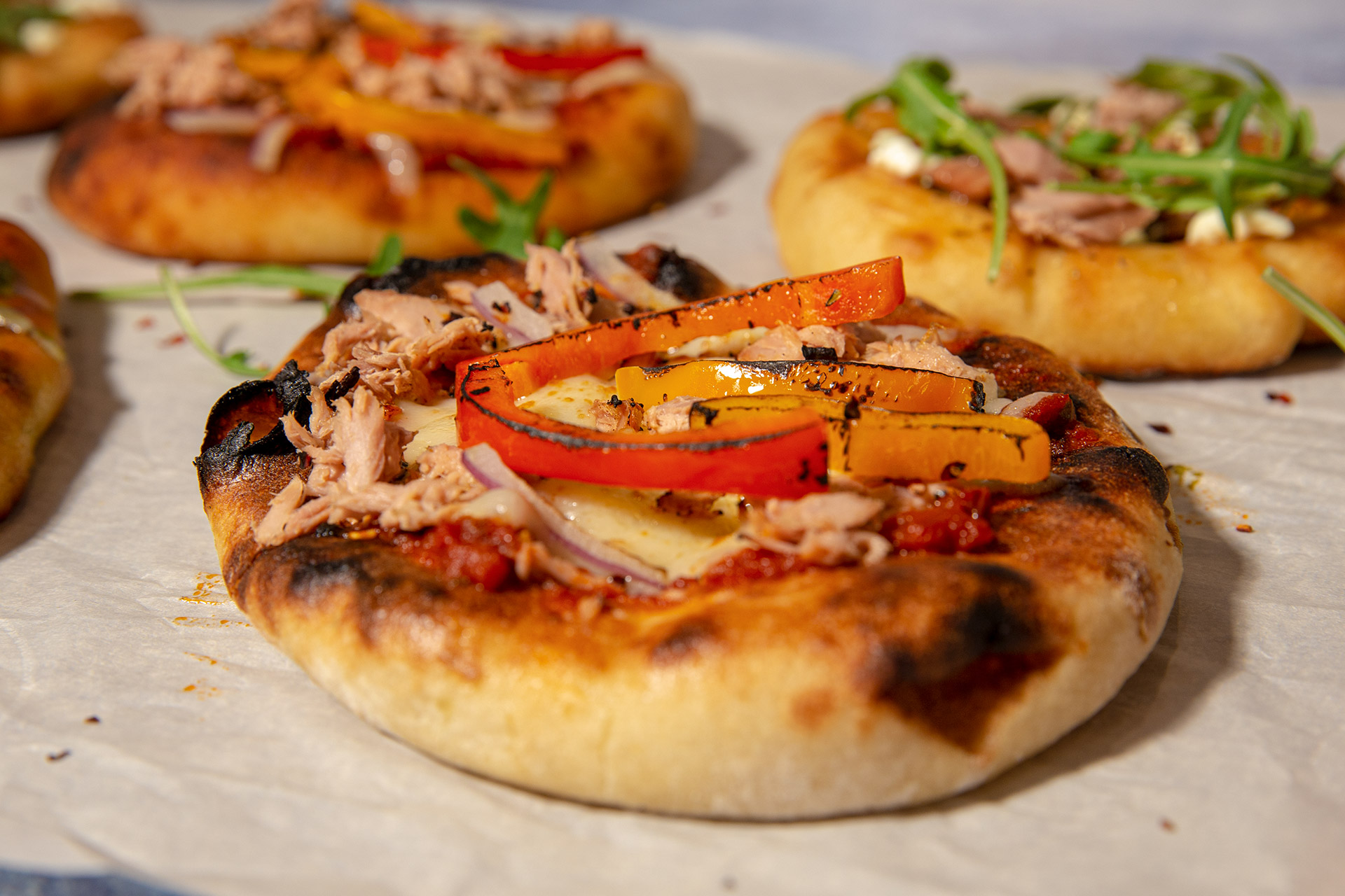 Tuna Pizza With Peppers