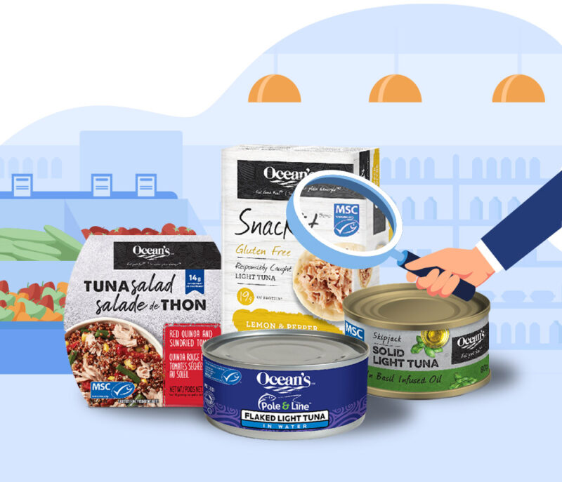 Oceans Products with MSC labels