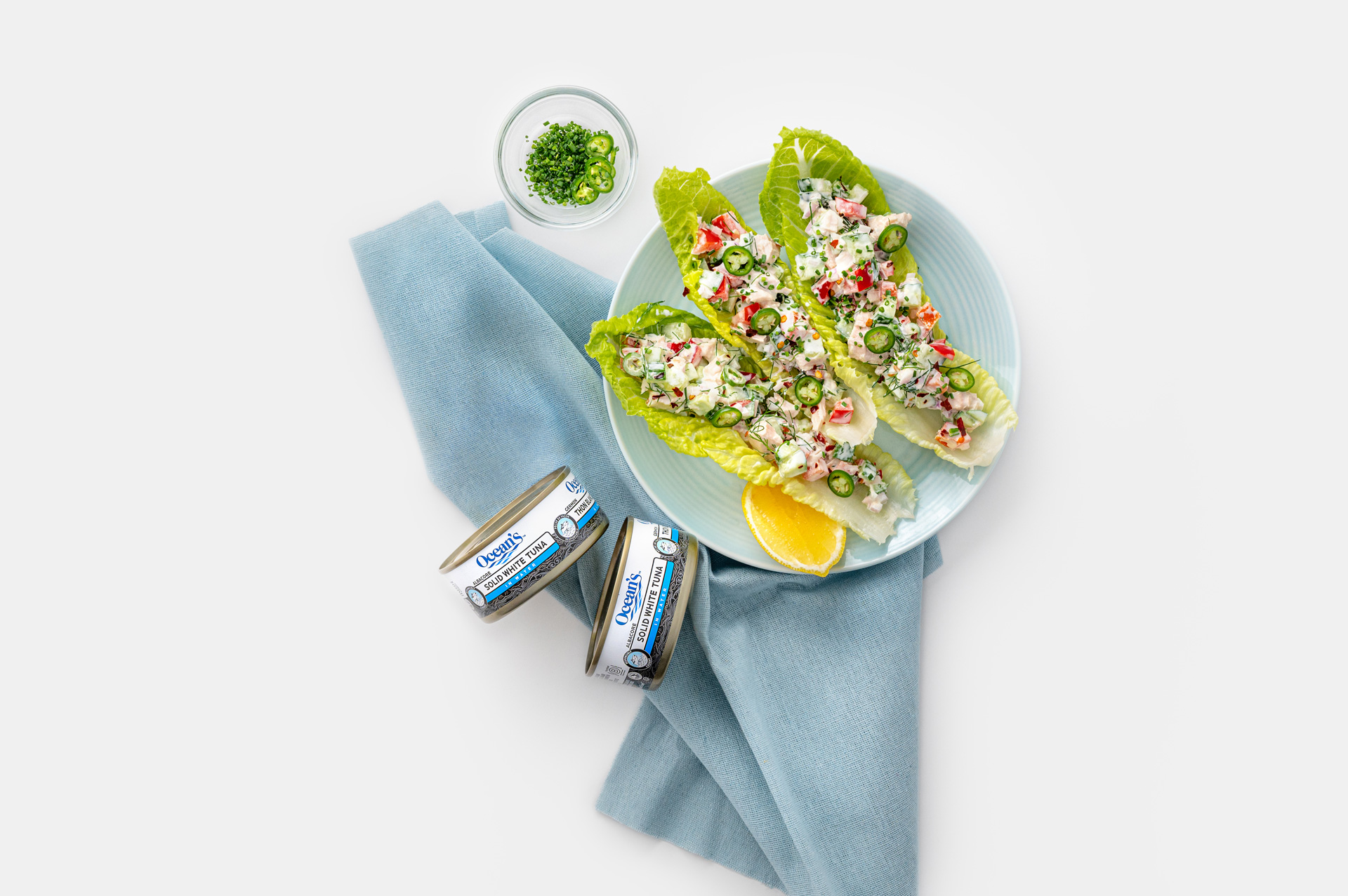 Tuna Lettuce Boats