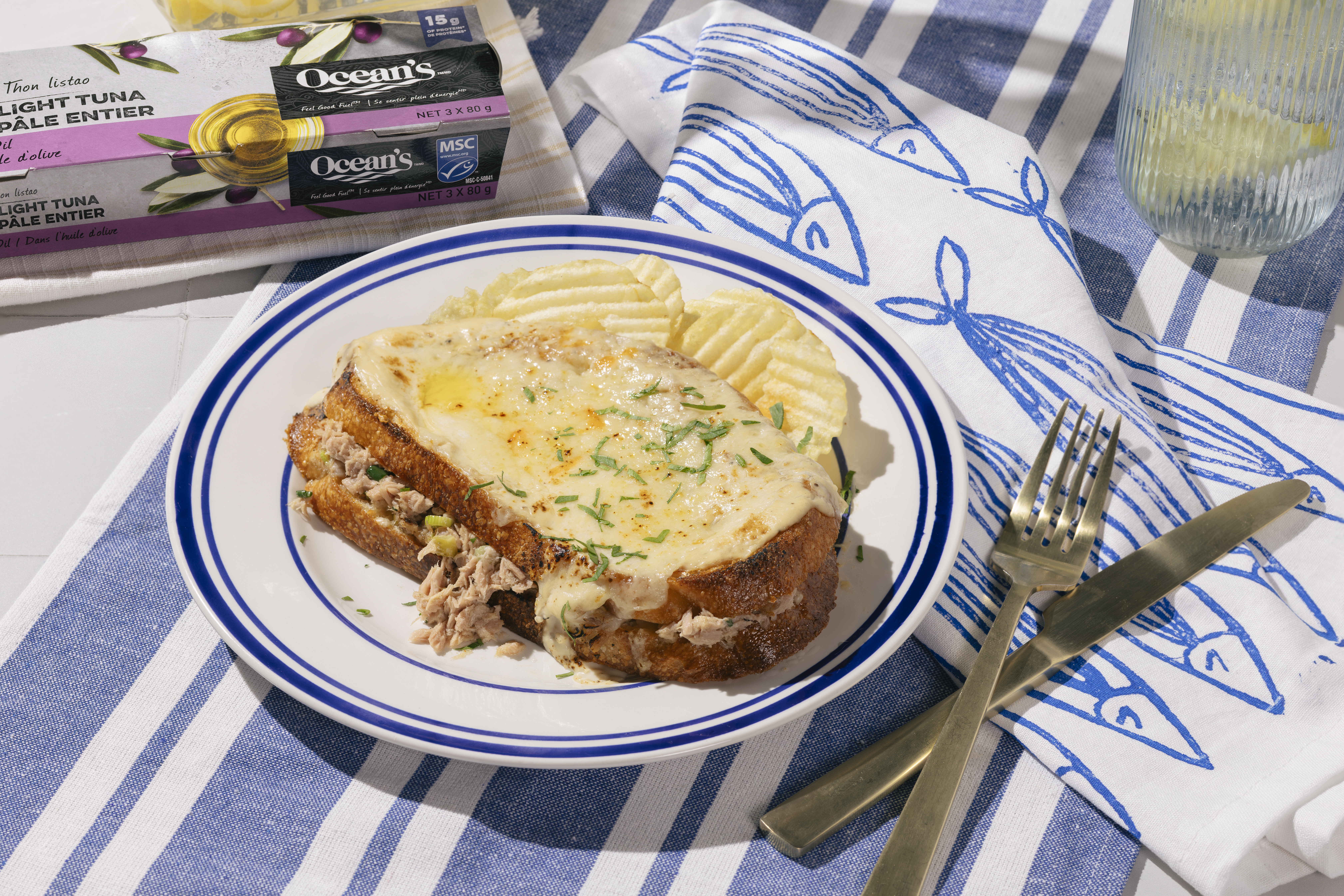 Tuna Melt Monsieur (or tuna croque monsieur)