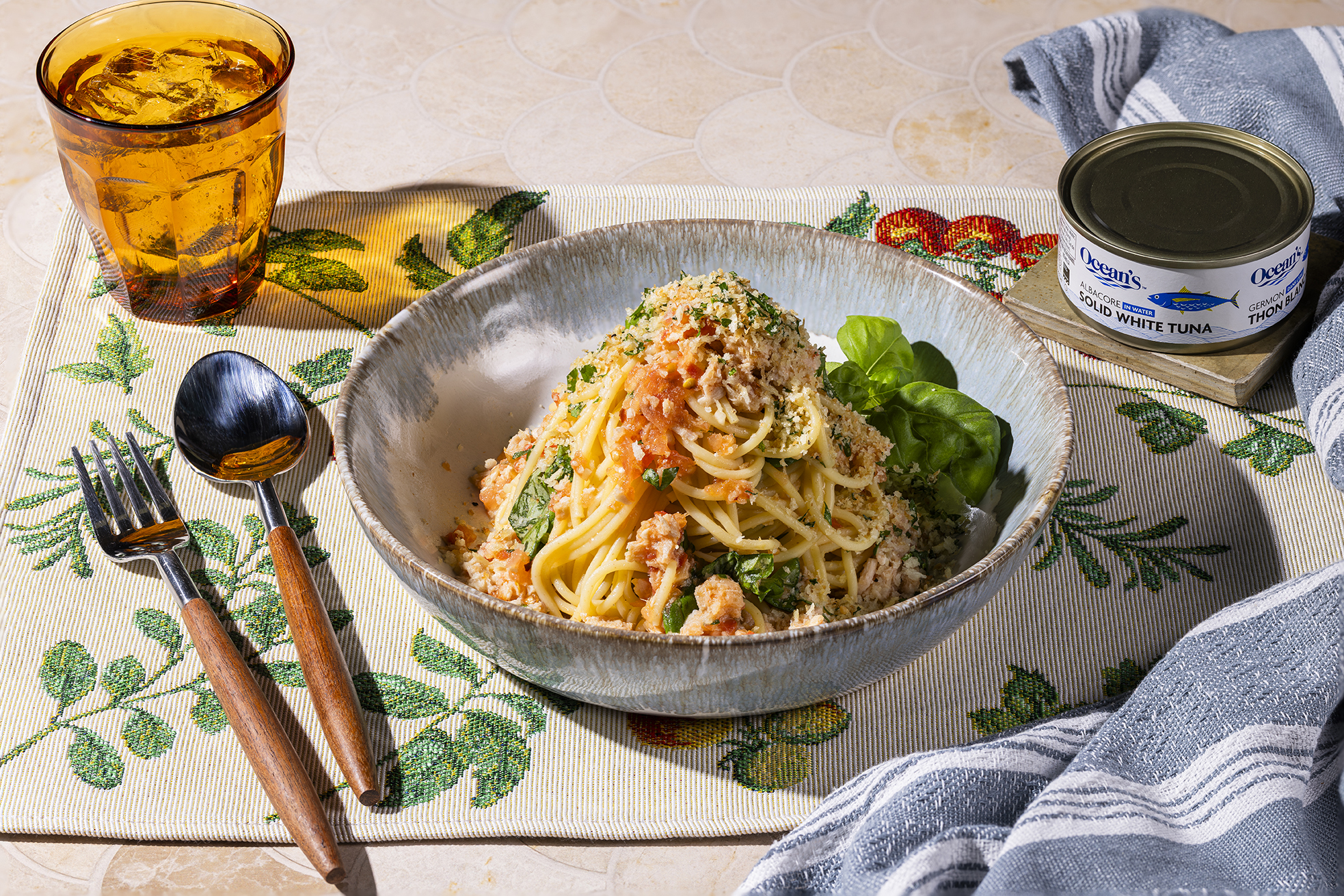 Albacore Spaghetti Alla Carrettiera
